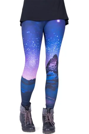 cosey Leggings Festival Leggings/Tights (Einheitsgröße XS-L) Space Landscape - Verkäufer: PhoneNatic