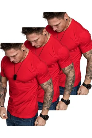 amaci T-Shirt 3. LANCASTER 3er-Pack T-Shirts (3er-Pack) Herren Basic Oversize T-Shirt mit Rundhalsausschnitt - Verkäufer: