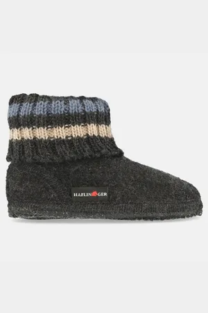 Haflinger Hüttenschuh Paul aus reiner Schurwolle Hausschuh - Verkäufer: Natural Slipper