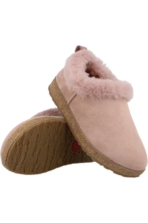 Haflinger Iceland Lammfell Leder Hausschuh Unisex Hausschuh - Verkäufer: Natural Slipper
