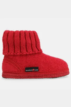 Haflinger Hüttenschuh Karl aus reiner Schurwolle Hausschuh - Verkäufer: Natural Slipper