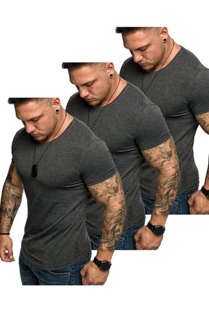 amaci T-Shirt 3. TACOMA 3er-Pack T-Shirts (3er-Pack) Herren Basic Oversize T-Shirt mit Rundhalsausschnitt - Verkäufer: