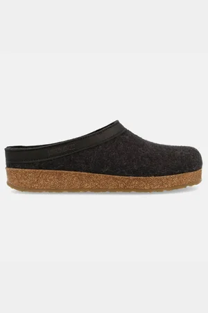 Haflinger Grizzly Torben Filzclog aus reinem Wollfilz Unisex Hausschuh - Verkäufer: Natural Slipper