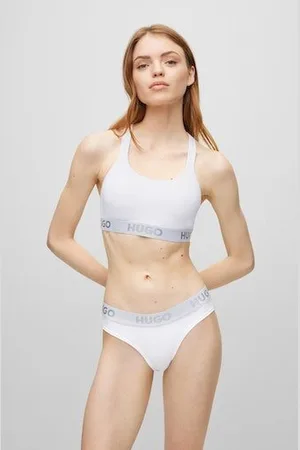 HUGO BOSS Bralette-BH BRALETTE PADDED SPOR mit elastischem Bund