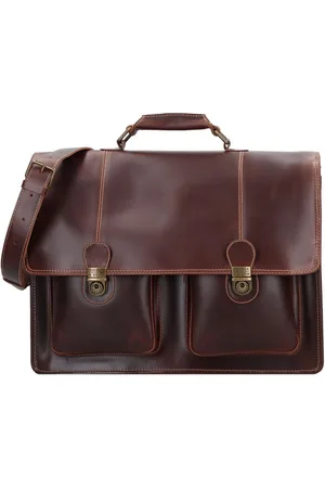 Buckle & Seam Aktentasche Nevada, Leder - Verkäufer: WE LOVE BAGS