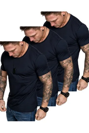 amaci T-Shirt 3. LANCASTER 3er-Pack T-Shirts (3er-Pack) Herren Basic Oversize T-Shirt mit Rundhalsausschnitt - Verkäufer: