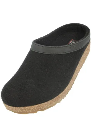 Haflinger Grizzly Torben Filzclog aus reinem Wollfilz Unisex Hausschuh - Verkäufer: Natural Slipper