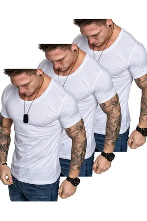 amaci T-Shirt 3. LANCASTER 3er-Pack T-Shirts (3er-Pack) Herren Basic Oversize T-Shirt mit Rundhalsausschnitt - Verkäufer: