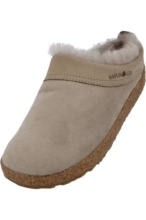 Haflinger Snowbird Lammfell Leder Hausschuh Unisex Hausschuh - Verkäufer: Natural Slipper