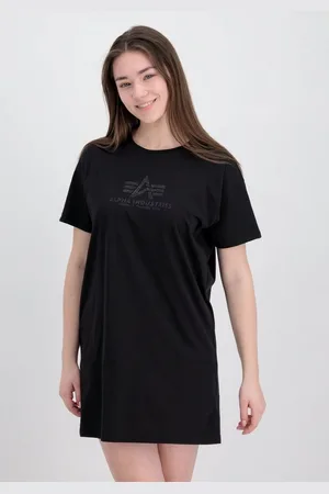 Alpha Industries T-Shirt Women - T-Shirts Basic T Long Glitter Women