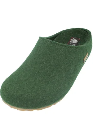 Haflinger Michl Filzclog aus reinem Wollfilz mit Wechselfussbett Hausschuh - Verkäufer: Natural Slipper