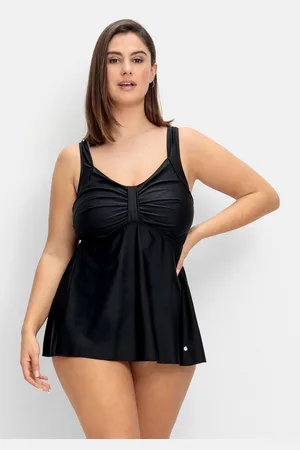 Sheego Tankini-Top Große Größen, mit Raffung im Brustbereich