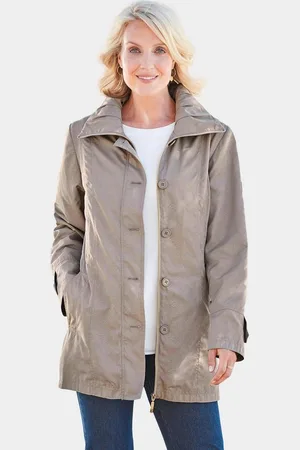GOLDNER Outdoorjacke Kurzgröße: Longjacke mit tonigem Druck Ohne - Verkäufer: