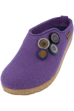 Haflinger Grizzly Kanon Filzclog aus reinem Wollfilz Unisex Hausschuh - Verkäufer: Natural Slipper