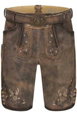Nübler Trachtenlederhose Lederhose kurz Edgar in von - Verkäufer: Trachtenhof