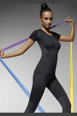 Basbleu T-Shirt Sportshirt Fitness Top T-Shirt Radler Jogging Yoga Sport Electra Trikotage - Verkäufer: YESET Shop