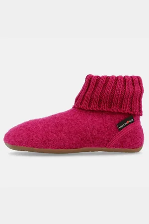 Haflinger Everest Karlo Hüttenschuhe aus reiner Schurwolle mit Gummisohle Hausschuh - Verkäufer: Natural Slipper
