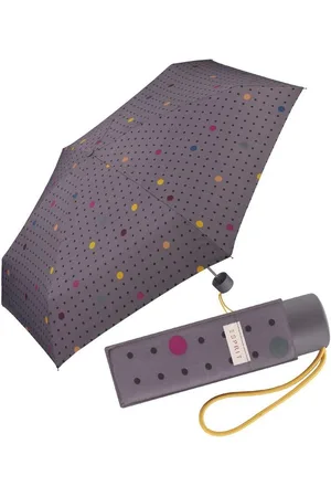 ESPRIT Taschenregenschirm kleiner, handlicher Schirm für Damen, stabil, leicht, mit jugendlichem Punkte-Muster - Verkäufer: RS-Versand