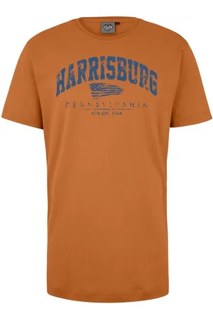 Ahorn T-Shirt HARRISBURG_ATLANTIC BLUE mit modischem Frontprint