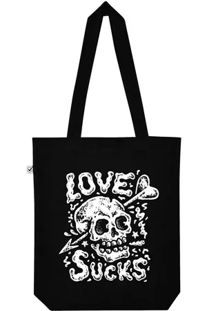 Youth Designz Tragetasche Love Sucks Jutebeutel Tasche Lange Henkel, mit trendigem Print - Verkäufer: EmDa Trading GmbH