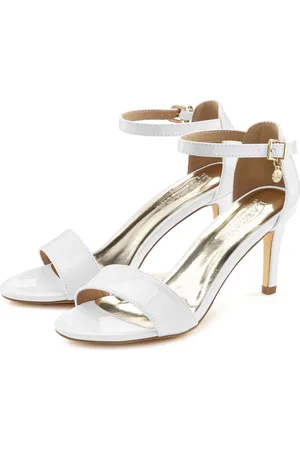 Lascana Sommerschuh High-Heel-Sandalette im zeitlosen Design, Riemchensandalette VEGAN
