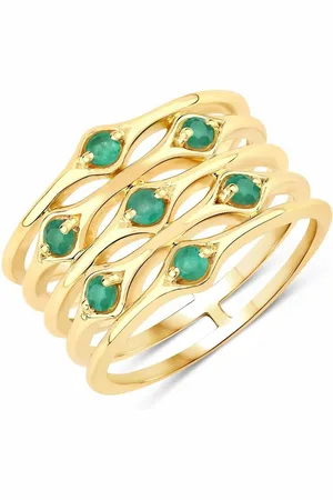 Rafaela Donata Fingerring gelbgold, aus Sterling Silber - Verkäufer: Juvalia