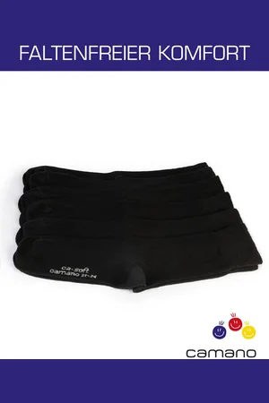 Camano Socken ca-soft (6er Pack) mit Komfortbund und gepolsterten Zehen-/Fersenbereich
