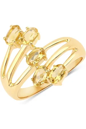 Rafaela Donata Fingerring gelbgold, aus Sterling Silber - Verkäufer: Juvalia