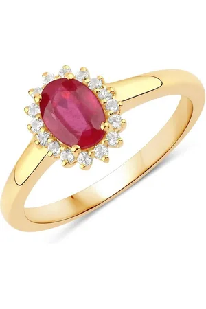 Rafaela Donata Fingerring gelbgold, aus Sterling Silber - Verkäufer: Juvalia