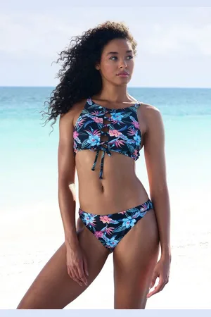 KangaROOS Bikini-Hose Agave mit floralem Druck