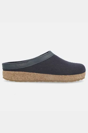 Haflinger Grizzly Torben Filzclog aus reinem Wollfilz Unisex Hausschuh - Verkäufer: Natural Slipper