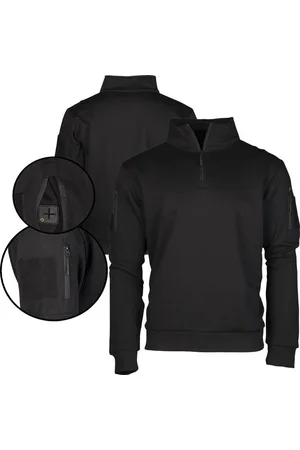 Mil-tec Strickpullover Militär Tactical Sweatshirt mit Zipper - Verkäufer: Bundeswehr und mehr