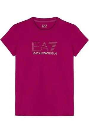 Emporio Armani Print-Shirt EA7 Kids T-Shirt pink Adler Nieten - Verkäufer: coolkids-store