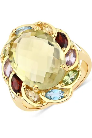 Rafaela Donata Fingerring gelbgold, aus Sterling Silber - Verkäufer: Juvalia