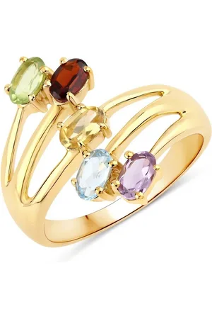 Rafaela Donata Fingerring gelbgold, aus Sterling Silber - Verkäufer: Juvalia