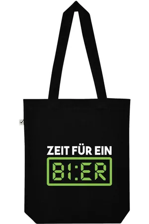 Youth Designz Tragetasche Zeit Bier Jutebeutel Tasche Lange Henkel, mit trendigem Print - Verkäufer: EmDa Trading GmbH