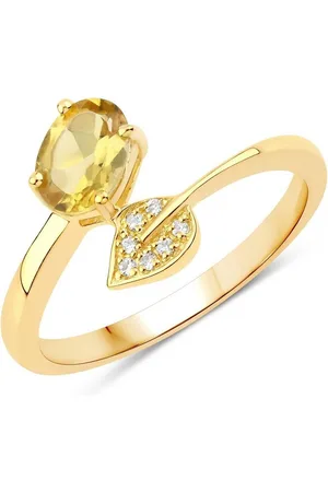 Rafaela Donata Fingerring gelbgold, aus Sterling Silber - Verkäufer: Juvalia