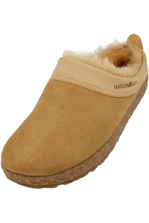 Haflinger Snowbird Lammfell Leder Hausschuh Unisex Hausschuh - Verkäufer: Natural Slipper