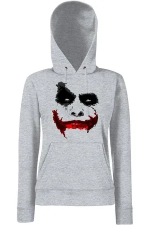Youth Designz Kapuzenpullover Joker Clown Damen Hoodie Pullover mit trendigem Bösewicht Print - Verkäufer: Dreikopf & Kamm