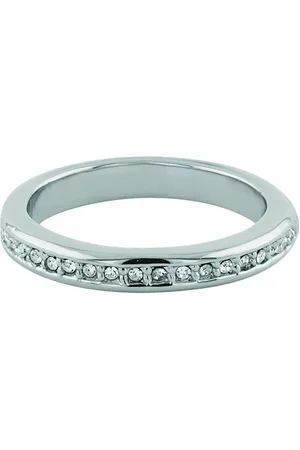 Buckley London Fingerring Messing rhodiniert