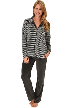 Normann Relaxanzug Langer Nicky Damen Hausanzug, Jacke mit Reißverschluss 281 216 98 001 - Verkäufer: Fairway
