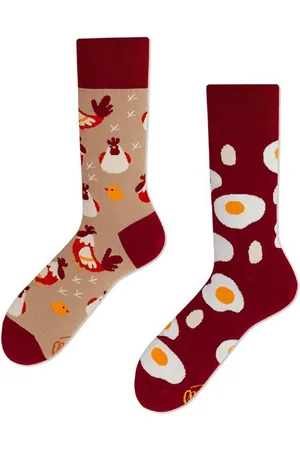 Many Mornings Freizeitsocken Egg and Chicken (1 Paar, 1-Paar, 1 Paar) immer ein dismatching Paar - Verkäufer: Mein Style