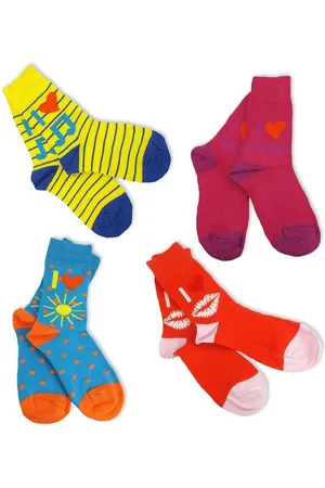 QS by s.Oliver Langsocken S20228 (Set, 4-Paar, 4 Paar) Kinder Socken, Jungen & Mädchen mit Baumwolle, Kindersocken - Verkäufer: chic4home