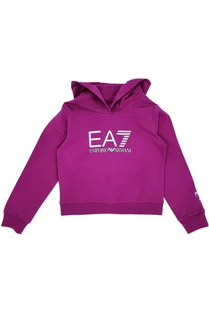 Emporio Armani Hoodie EA7 Kids cropped Hoodie Sweater pink - Verkäufer: coolkids-store