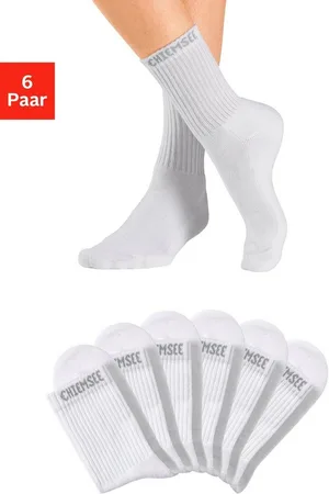 CHIEMSEE Tennissocken (Packung, 6-Paar) mit eingestricktem Markennamen