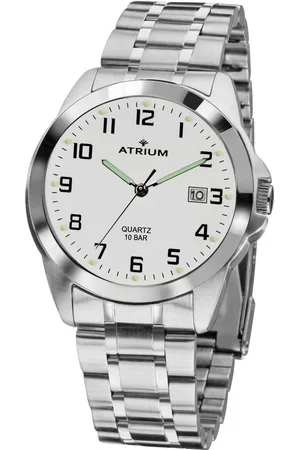 ATRIUM Quarzuhr A16-30, Armbanduhr, Herrenuhr,Damenuhr,Edelstahlarmband, bis 10bar wasserdicht