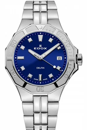 Edox Quarzuhr 53020-3M-BUN Delfin Diver Damenuhr 38mm 20ATM 53020-3M-BUN Delfin Diver Damenuhr 38mm 20ATM - Verkäufer: Timeshop24
