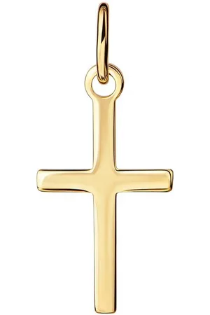JEVELION Kreuzanhänger kleiner Kreuz Anhänger 333 Gold (Goldkreuz, für Kinder - Mädchen), Taufkreuz - Made in Germany - Verkäufer: