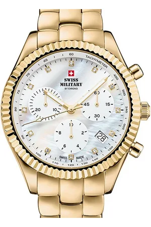 CHRONO Quarzuhr Swiss Military SM30207.03 Elegant Chronograph Damenuhr 38mm 5ATM Swiss Military SM30207.03 Elegant Chronograph Damenuhr 38mm 5ATM - Verkäufer: Timeshop24