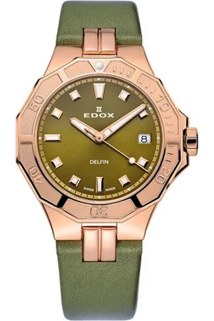 Edox Quarzuhr 53020-37RC-VR Delfin Diver Damenuhr 38mm 20ATM 53020-37RC-VR Delfin Diver Damenuhr 38mm 20ATM - Verkäufer: Timeshop24